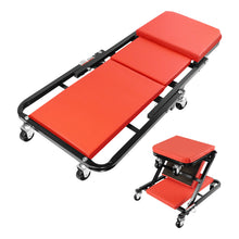 Load image into Gallery viewer, 2-in-1 Folding Car Creeper,Padded Crawler Board with Extra Head Padding,6 Smooth-Running 360° Swive,Home Garage Workshop