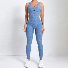 Load image into Gallery viewer, Women Gym Jumpsuit Female Yoga Set Workout One-piece Suit Women Sports Push Up Yoga Clothes Backless Activewear Fitness Set
