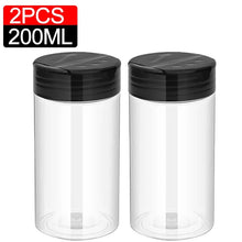 Load image into Gallery viewer, 10/1PCS Clear Spices Bottle Salt Pepper Shakers Plastic Barbecue Seasoning Jars Condiment Box Home Kitchen Powder Storage Can