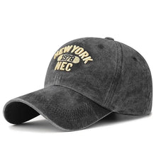 Load image into Gallery viewer, Baseball Cap Korean Washed Cotton Soft Top Hat Four Seasons Men's And Women's Embroidered American Letter Cap