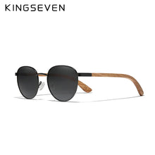 Load image into Gallery viewer, KINGSEVEN Handmade Wood Sunglasses Polarized Men&#39;s Mirror Shades Fishing Glasses