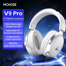 Load image into Gallery viewer, MCHOSE V9 pro E-Sports Headset with Microphone Tri-Mode Gaming USB Wireless 7.1 Channel Surround Sound Portable Audio Headphones