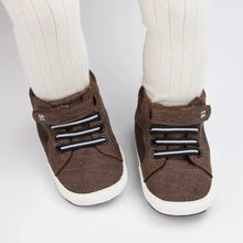 Load image into Gallery viewer, Meckior Baby Boy/Girl High-Top Sneakers Cotton Sole Anti-Slip First Walkers Shoes