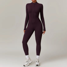 Load image into Gallery viewer, Yoga Velvet Jumpsuit Fitness Sports Gym Clothing Set Yoga Wear Pilates Workout Clothes for Women Outfit Push-up Activewear