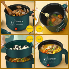 Load image into Gallery viewer, Mini Electric Cooker Non-stick Cooking 1-2 People Single/Double Hot Pot steamer Hot Pot Multifunction Electric Cooker for Home
