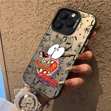 Load image into Gallery viewer, Hot COURAGEOUS Cowardlys Dog Phone Case for IPhone 16 15 14 13 12 11 Mini Pro Max X XR XSMAX 8 7 Plus Anti Fall Matte Back Cover