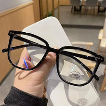 Load image into Gallery viewer, Anti-blue Light Glasses for Women with Regular Eyeglass Frame Finished Retro Flat Light Frame