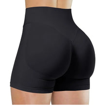 Load image into Gallery viewer, Summer High Waisted Yoga Shorts for Women Fashionable and Sexy Running Fitness Pants Solid Color Yoga Leggings Elastic Tights