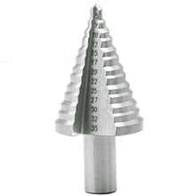 Load image into Gallery viewer, 5-35MM High Speed Steel Step Drill Bit Wood Metal Drilling Bit HSS Power Tools Hole Cutter Industrial Reamer Tool Accessories