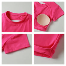 Load image into Gallery viewer, Hearuisavy Sports Shirts Workout Tops Fitness Activewear Female Quick-Dry Yoga Clothes Sport Crop Tops Backless Gym Top Women