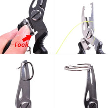 Load image into Gallery viewer, Multifunction Fishing Pliers Tools Accessories for Goods Winter Tackle Pliers Vise Knitting Flies Scissors Braid Set Fish Tongs