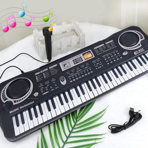 Chriyungel Kids Electronic Piano Keyboard - 61/37 Keys with Microphone, Musical Toy