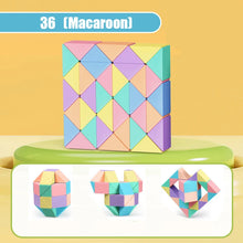 Load image into Gallery viewer, Magic Snake Puzzle Toy 24-72 Segments 3D Fidget Cube