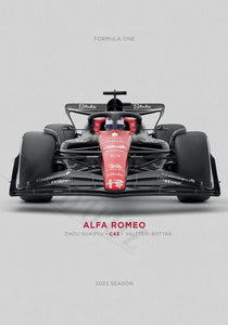 F1 Racing Car Poster – Formula 1 Canvas Wall Art Home Decoration