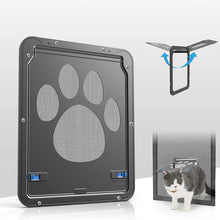 Load image into Gallery viewer, Small Pet Screen Door with Dog Paw Print Anti-Bite Design for Cats and Dogs