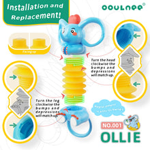 Load image into Gallery viewer, Finger Puppet Ollie - Kawaii Elephant with Vocal Sound, Pop Tube, Stress Relief Toy