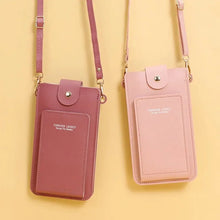 Load image into Gallery viewer, Women&#39;s Soft Leather Crossbody Phone Purse Wallet Handbag Shoulder Strap Bag