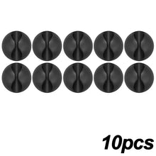 Load image into Gallery viewer, 5/50Pcs Cable Clip Winder Organizer Round Charger Cord Clips Desk Tidy Management Wire Adhesive Holder Clamp in Home Office Car