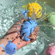 Load image into Gallery viewer, Baby Bath Toys Sponge Water Absorbing Whale Squeezing Stress Relief Toys Summer Swimming Play Water Toy for Children Squishy Kid