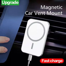 Load image into Gallery viewer, Mini Magnetic Wireless Car Charger Phone Holder Stand Car Mount For iPhone 17 16 15 14 13 12 Pro Max Fast Car Charging Station