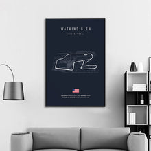 Load image into Gallery viewer, F1 International Track Circuit Canvas Painting – Wall Art