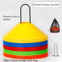 Load image into Gallery viewer, 10-52pcs Logo Disc Thickened Logo Disc Football Training Equipment Basketball Obstacle Logo Cone Obstacle Pile Ice Cream Barrel