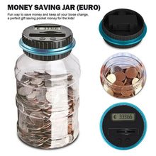 Load image into Gallery viewer, Electronic Piggy Bank with LCD Counter - Coin Money Saving Box Jar for USD/EURO - Gifts for Kids