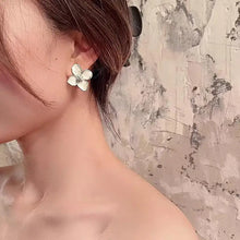 Load image into Gallery viewer, Fashion Korean Women Retro Drip Glaze Red Flower Earrings Women for Delicate Earrings Luxury Couple Engagement Jewelry Gift