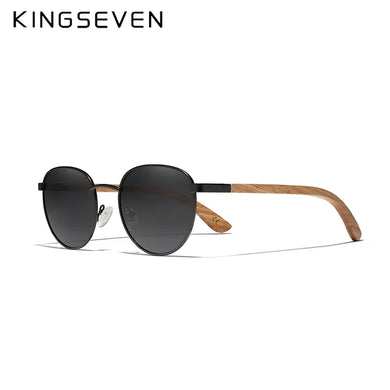 KINGSEVEN Handmade Wood Polarized Sunglasses Mirror UV400 Men's Fashion Shades