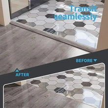 Load image into Gallery viewer, Wood Floor Transition Strip PVC Edge Closing Threshold, Wear-Resistant Flat Buckle