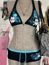 Load image into Gallery viewer, Vintage Flower print Cutie set Bikini 2000s Swimsuit Sexy Women Bathing Fashion Halter Strap Swimwear High Street Beach Female