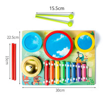 Load image into Gallery viewer, Toddler Wooden Percussion Instruments Educational Musical Toys Kids Baby Instrument