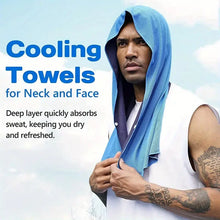 Load image into Gallery viewer, Cooling Hoodie Towel Quick Dry Sports Beach Camping Gym Sun Protection Headband
