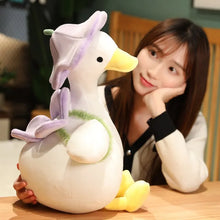 Load image into Gallery viewer, Kawaii Flower Duck Plush - 30cm Stuffed Animal Toy, Best Gift for Kids