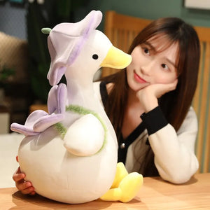 Kawaii Flower Duck Plush - 30cm Stuffed Animal Toy, Best Gift for Kids