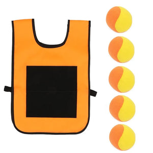Kids Sticky Vest Game with Throwing Toys - Outdoor Sports Toy