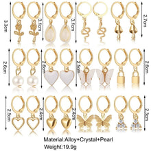 Load image into Gallery viewer, Variety Earring Set! 18 Pairs, Trendy Styles, Summer