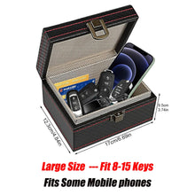 Load image into Gallery viewer, Anti Theft Faraday Box with Bag for Key Fob Cage RFID Faraday Key Fob Protector Radiation-proof Mobile Phone Box Car Keyless