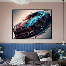 Load image into Gallery viewer, Modern Minimalist Supercar Wall Art 911 Ford GT R8 GTR MC20 HD Canvas Print Decor