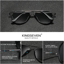 Load image into Gallery viewer, KingSeven Pilot Polarized Sunglasses UV Blocking Men&#39;s Driving Glasses