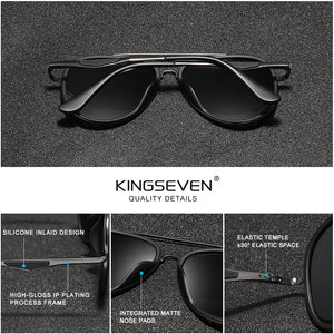 KingSeven Pilot Polarized Sunglasses UV Blocking Men's Driving Glasses