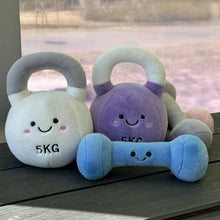 Load image into Gallery viewer, Cartoon Dumbbell Kettlebell Fitness Equipment Plush Toy Cudldy Pillow Soft Doll Huggable Plushies Children's Room Decor Gifts