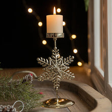 Load image into Gallery viewer, Christmas Golden Wrought Iron Candlestick Star Elk Christmas Tree Candle Holder Merry Christmas New Year Table Decoration