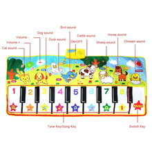 Load image into Gallery viewer, Giant Music Play Mat! Piano, Sounds, Learning Fun