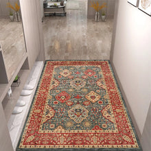 Load image into Gallery viewer, Luxury Crystal Velvet Entry Door Floor Mat Retro Carpet Light Foot Entryway Rug