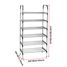 Load image into Gallery viewer, Multi-layer simple shoe rack entrance door storage rack household shoe rack can be stacked to save space shoe rack
