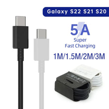 Load image into Gallery viewer, PD 45W USB Type C Cable For Samsung Galaxy S20 S21 S22 S23 Ultra Note 10 5G 20 A53 A54 Super Fast Charging USB C Data Cable