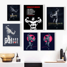 Load image into Gallery viewer, Arnold Schwarzenegger Fitness Wall Art - Inspirational Gym Poster Canvas Home Decor
