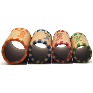 Colored Coin Wrappers! Kraft Paper, Bulk Rolls