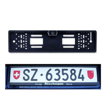 Load image into Gallery viewer, 2026 Exceptional EU European License Plate Frame Camera - Waterproof Night Vision for Car Rear View &amp; Reverse Backup with 8 LED